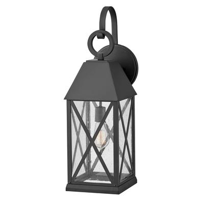 Hinkley Lighting 23305 Briar 1 Light 26" Tall Outdoor Wall Sconce Museum Black Outdoor Lighting Wall Sconces