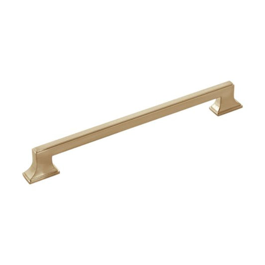 Belwith Keeler B077464 Brownstone 8-13/16" Center to Center Slim Grip Cabinet Handle / Drawer Pull Champagne Bronze