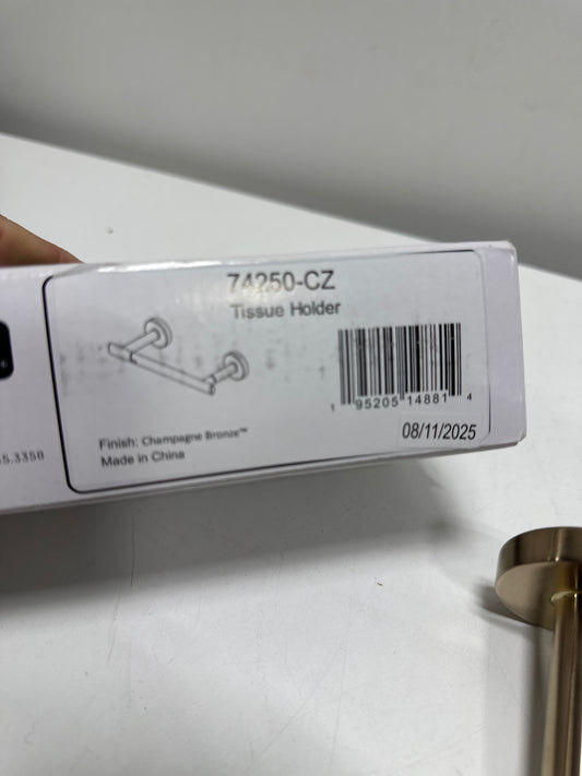 Delta 74250 Altado Wall Mounted Pivoting Toilet Paper Holder Champagne Bronze