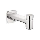 hansgrohe Tub Spout with Diverter Premium 3-inch Modern Tub Spout in chrome, 71412001