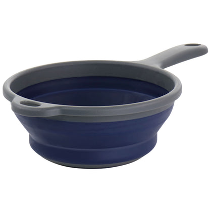 Bluemarine Collapsible Polypropylene Colander with Handle in Navy