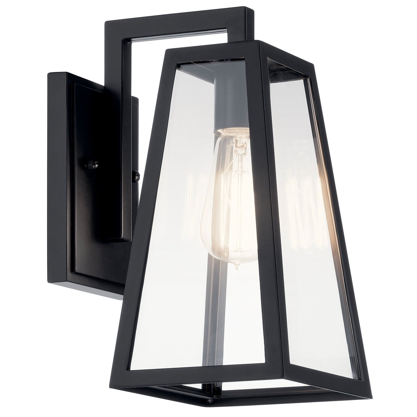 Kichler Delison 11.5 inch 1 Lt Wall Light Black