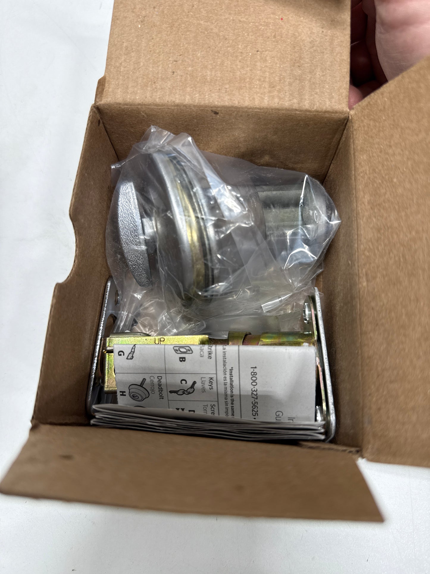 Kwikset 1-CYL DEADBOLT K3 STN Chrom BX