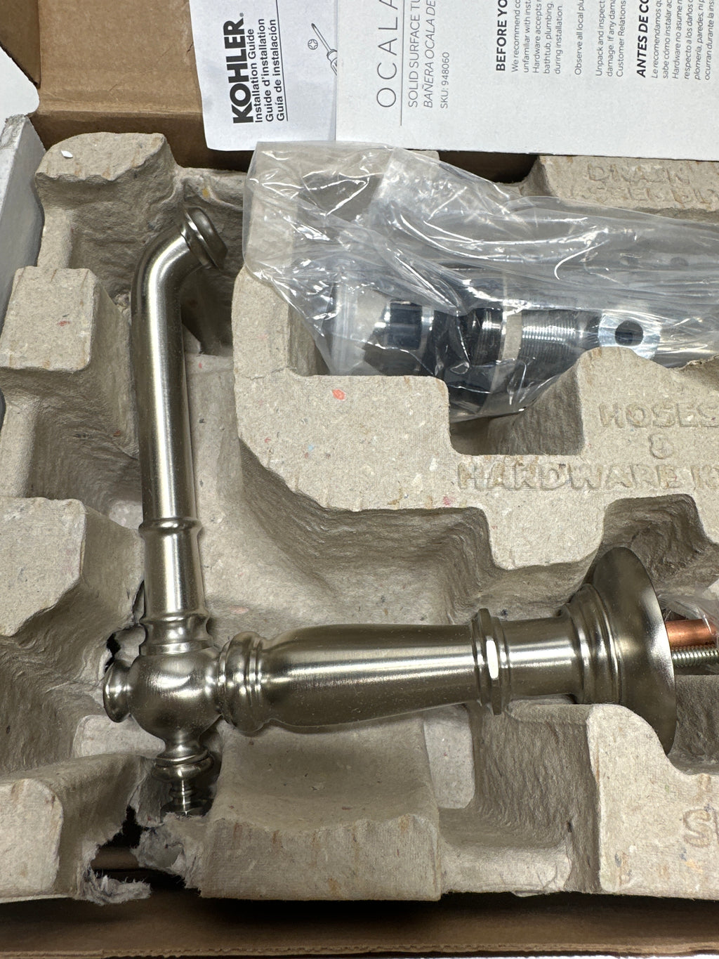 Kohler 72760-BN Artifacts® Bathroom Sink Faucet spout with Column Design, 1.2 gpm, Vibrant Brushed Nickel