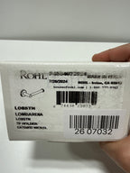 Rohl Lombardia Wall Mounted Toilet Paper Holder in Satin Nickel