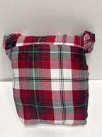 Queen 400 Thread Count Holiday Performance Sheet Set Red Plaid - Threshold - *Bedding