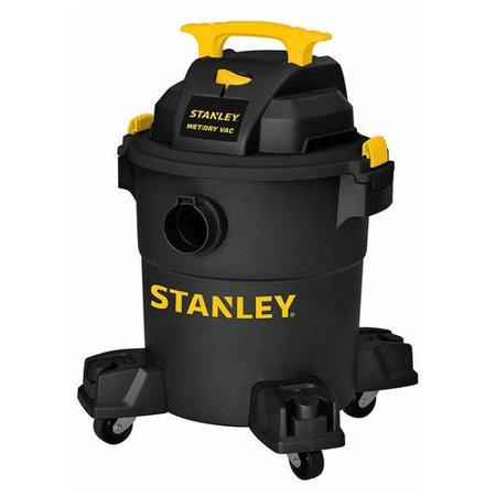 Stanley - 6 Gallon wet/dry vacuum - black