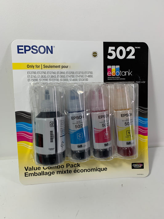 Epson EcoTank 502 Ink Bottles Value Club Pack