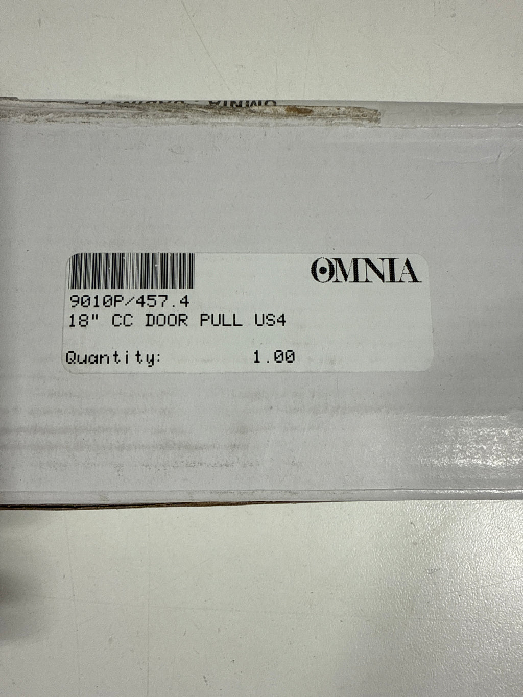 Omnia Ultima II Series 18 Inch Center to Center Bar Appliance Pull 9010P/457.4 - *Tools Hardware & Misc