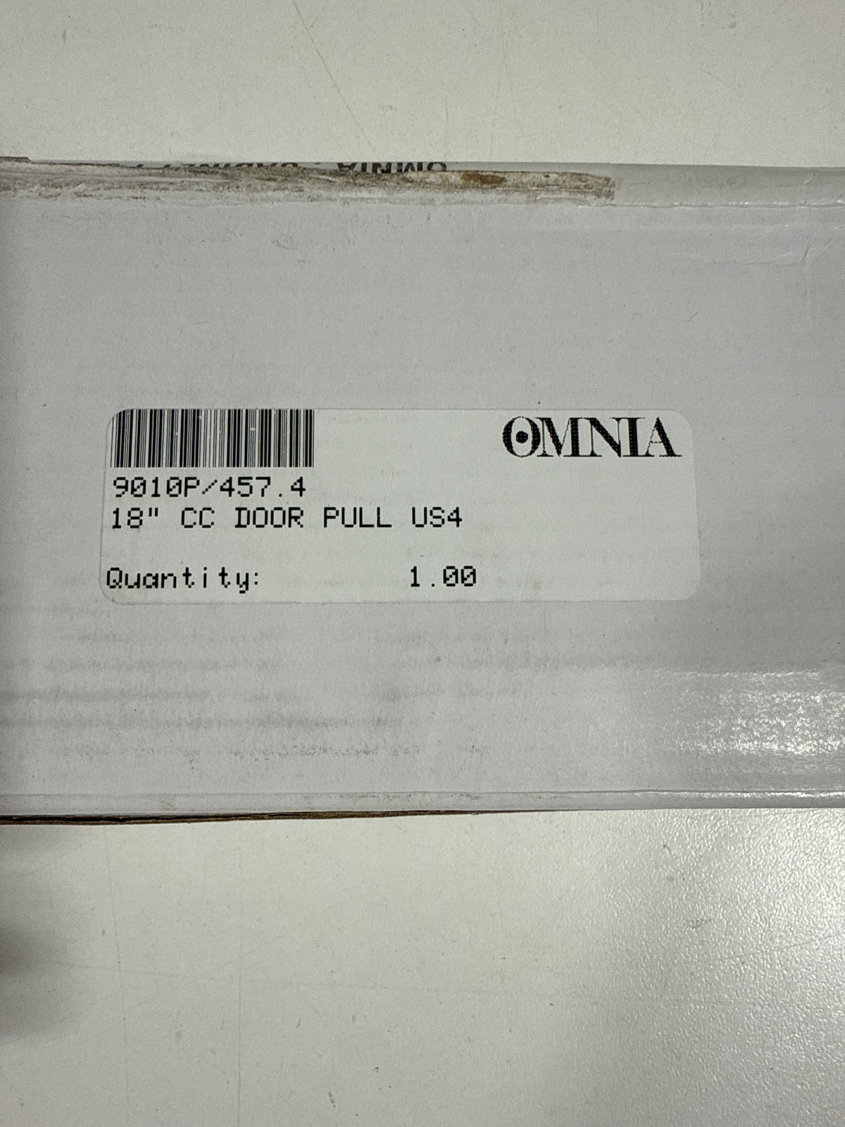 Omnia Ultima II Series 18 Inch Center to Center Bar Appliance Pull 9010P/457.4 - *Tools Hardware & Misc