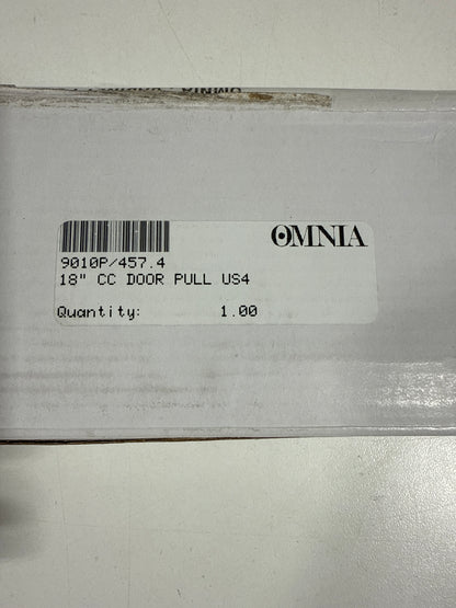 Omnia Ultima II Series 18 Inch Center to Center Bar Appliance Pull 9010P/457.4
