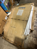 See Desc Aston Kinkade 72" High x 30" Wide Hinged Frameless Shower Door with 30" Door Width and Clear Glass