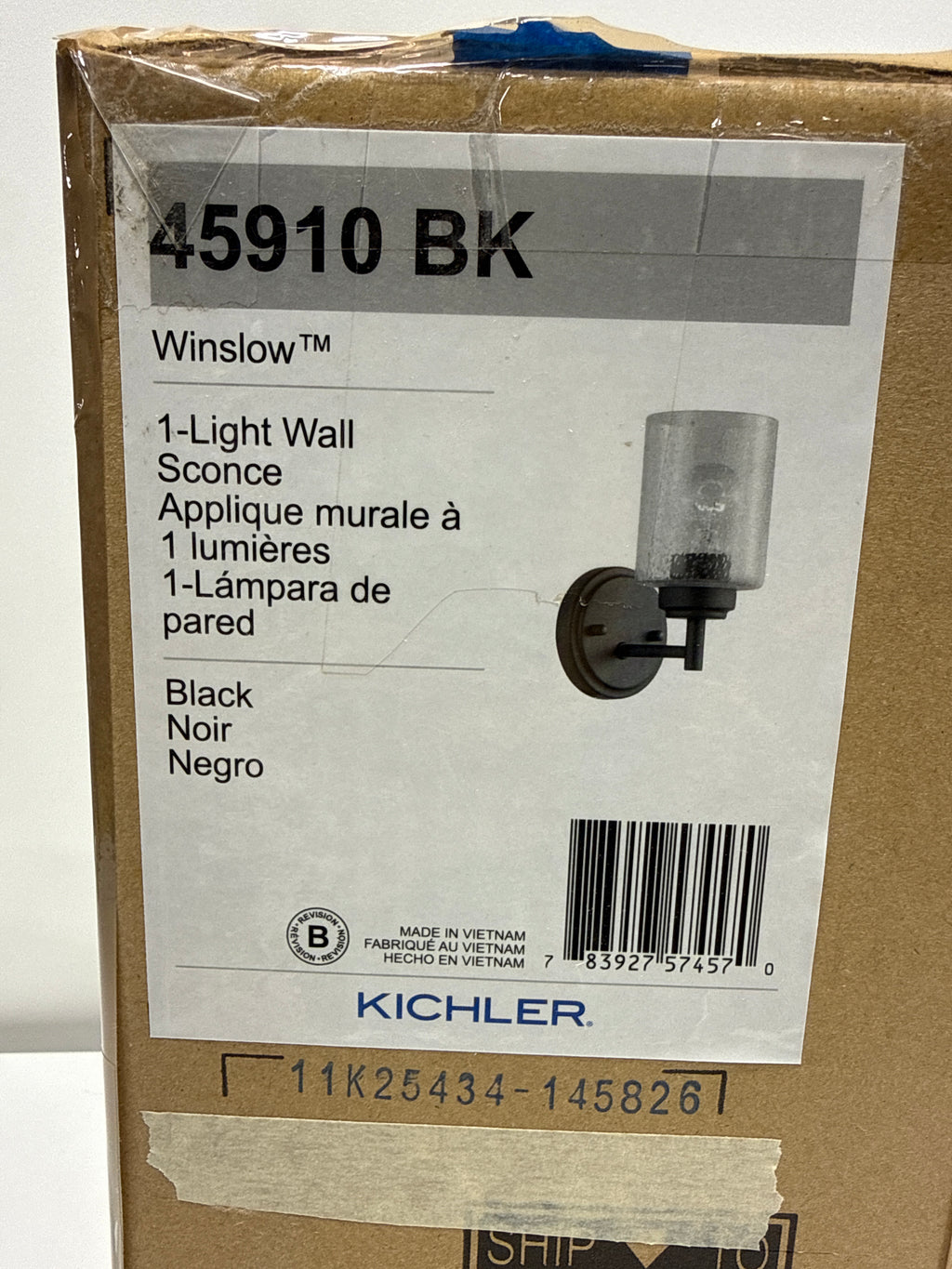Kichler Lighting - One Light Wall Sconce - Wall Bracket - Winslow - 1 Light Wall