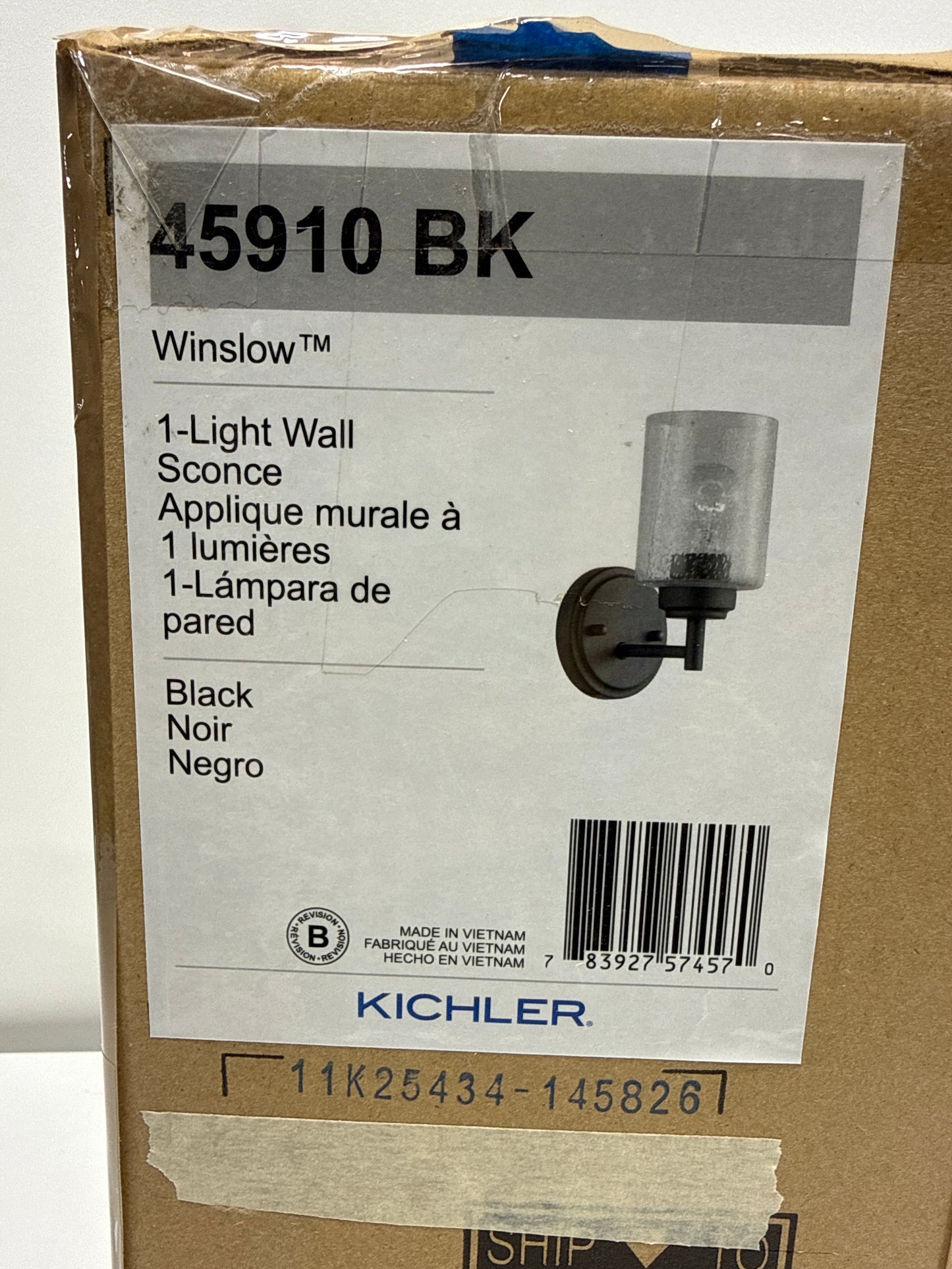 Kichler Lighting - One Light Wall Sconce - Wall Bracket - Winslow - 1 Light Wall