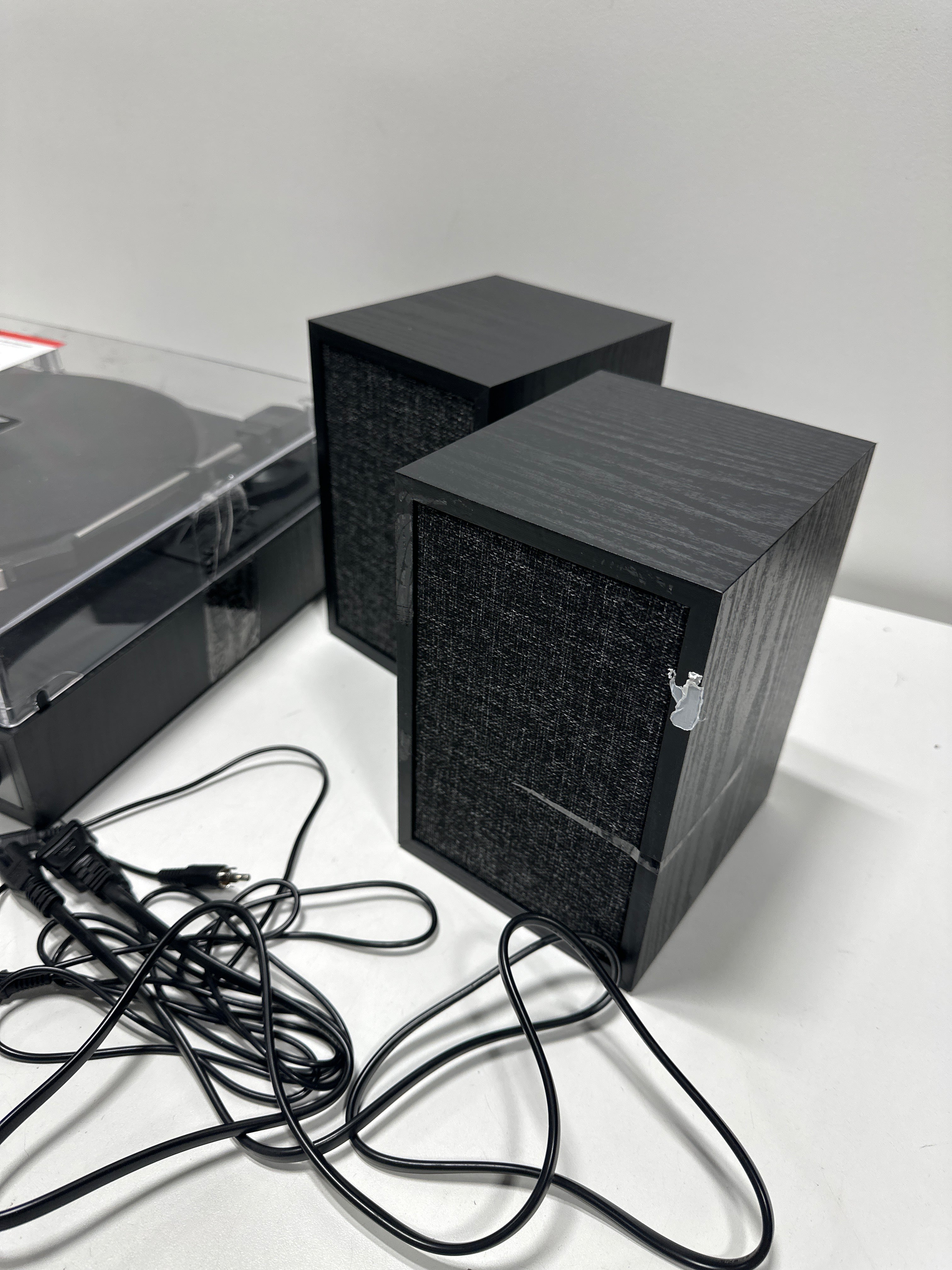 Used Victrola Harmony Bluetooth Turntable System with Speaker - Black - *TV & Home Theater