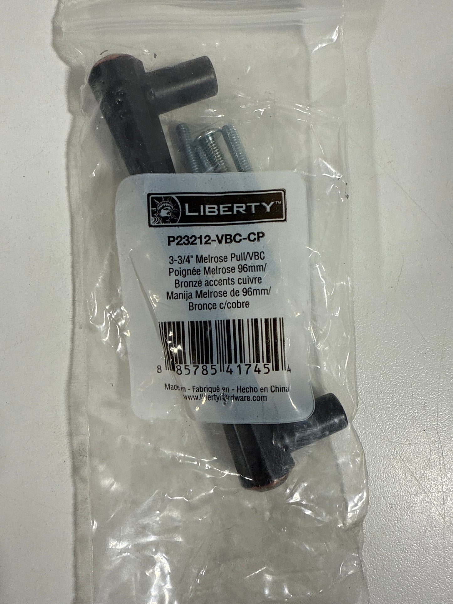 14 x Melrose 3-3/4 in. (96 Mm) Bronze with Copper Highlights Cabinet Drawer Pull