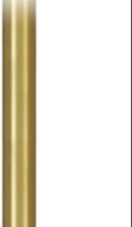 MinkaAire MA DR512 12" Ceiling Fan Downrod for 9 Ft Ceilings Soft Brass