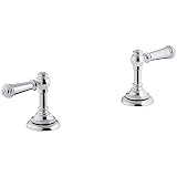 Kohler T98071-4-CP Artifacts® Deck-Mount Bath Faucet Handle Trim with Lever Design, Polished Chrome