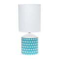 See Desc Simple Designs LT1220-CRS 18.5’’ Printed Jug Table Lamp - *Furniture & Organization