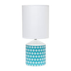 See Desc Simple Designs LT1220-CRS 18.5’’ Printed Jug Table Lamp - *Furniture & Organization