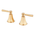 Signature Hardware 497638 Lever Handles for Elita Widespread Faucet - Brushed Gold