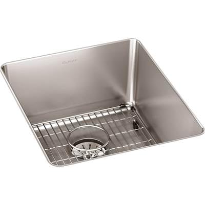 Elkay ELUHH1316TPDBG Lustertone Iconix 16" Undermount Single Basin Stainless Steel