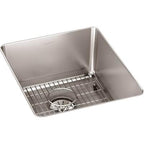 Elkay ELUHH1316TPDBG Lustertone Iconix 16" Undermount Single Basin Stainless Steel