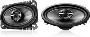 Pioneer TS-G460 G-Series 4" x 6" 2-Way Car Speakers with IMPP Composite Cones (Pair) - Dark Gray