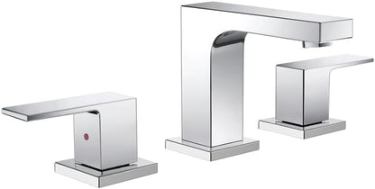 Fresca Bath FFT3801CH Sesia Widespread Mount Bathroom Vanity Faucet, Chrome