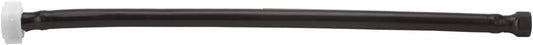 Jaclo 156-ss-brun SS Toilet Supply Tube, 3/8" x 12", Brunette