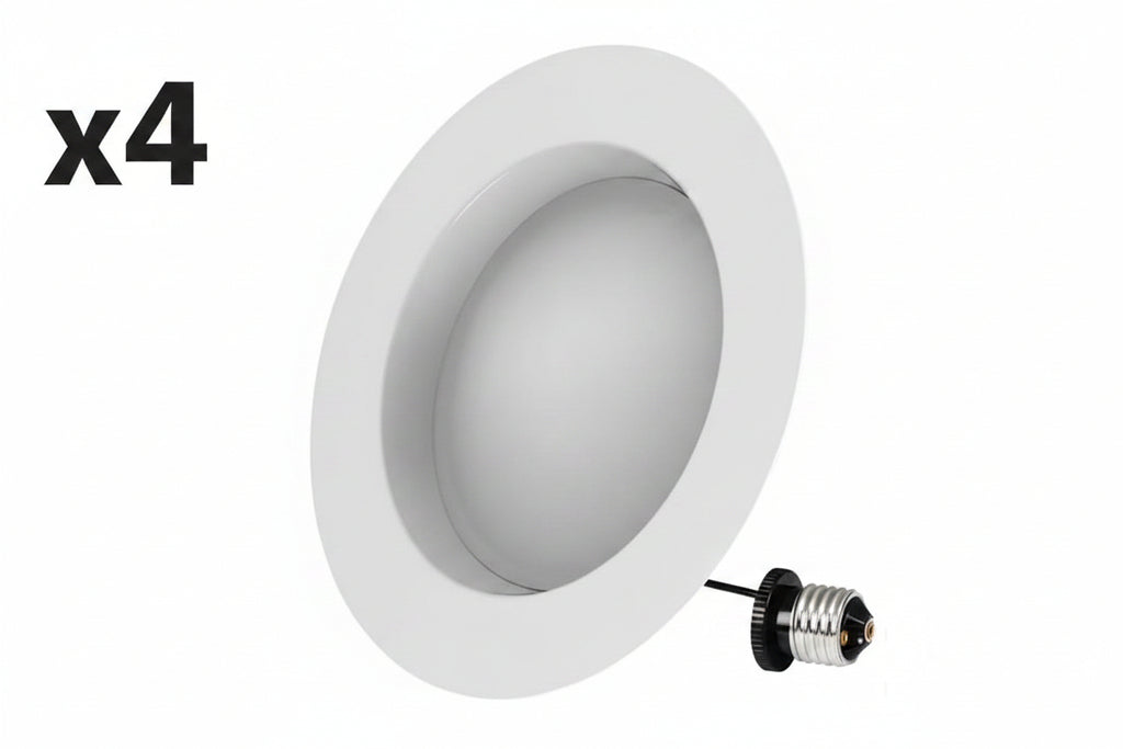 4 x Feit Electric 75W Replacement 5-CCT LED Recessed Downlight
