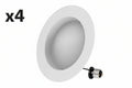 4 x Feit Electric 75W Replacement 5-CCT LED Recessed Downlight