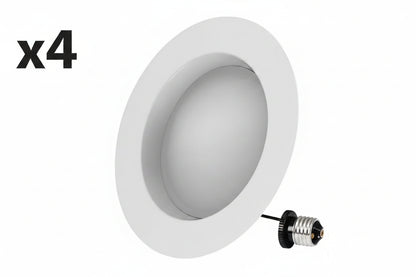 4 x Feit Electric 75W Replacement 5-CCT LED Recessed Downlight