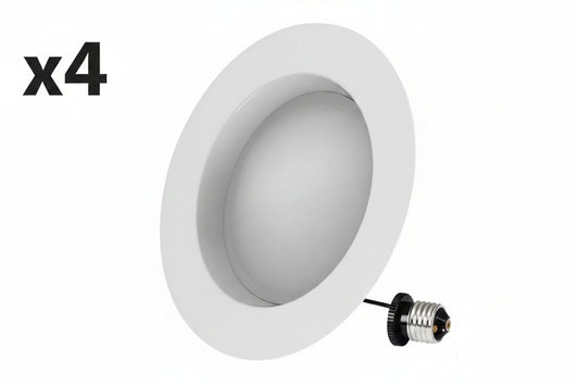 4 x Feit Electric 75W Replacement 5-CCT LED Recessed Downlight
