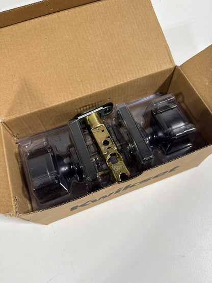 Pismo Square Hall/Closet Knob in Matte Black