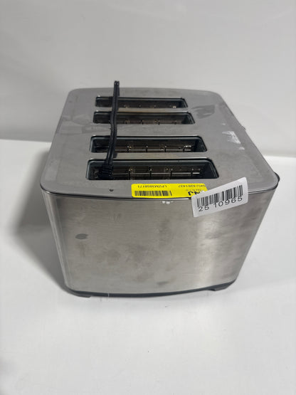 Used Bella PRO - 4-Slice Wide-Slot Toaster - Stainless Steel