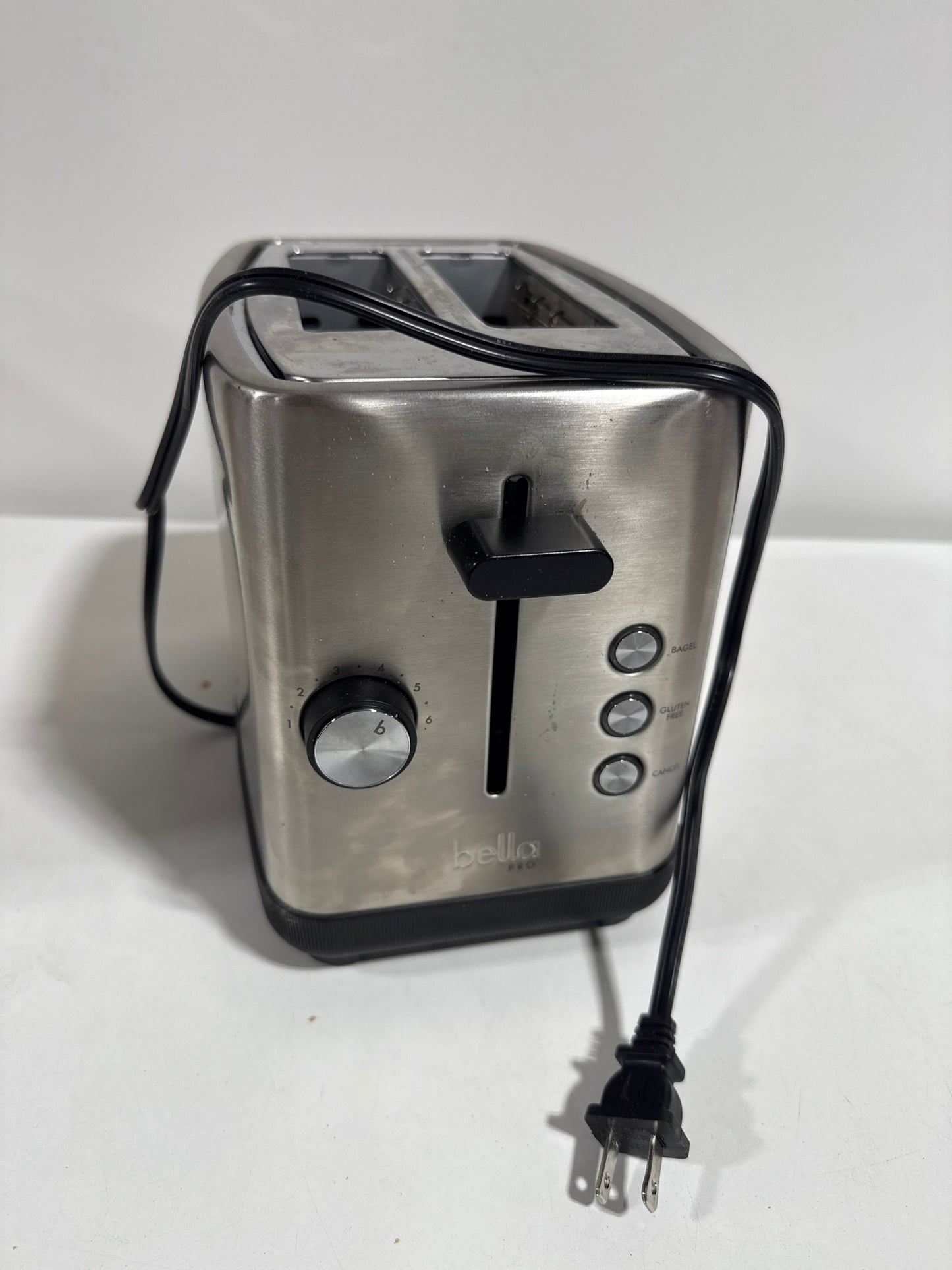 Used Bella PRO - 2-Slice Toaster with Extra Wide Slots - Stainless Steel - *Kitchen Appliances