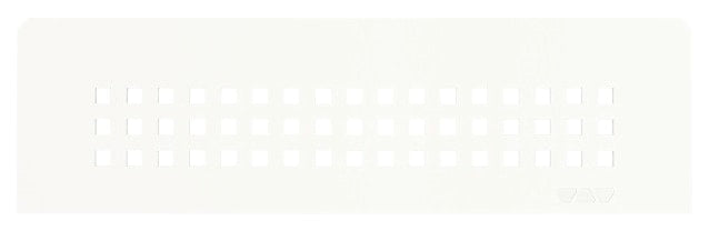 Schluter Systems SNS1D3 Shelf-N Rectangular Shower Niche Shelf with Square Design Matte White