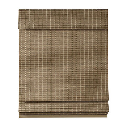 Madison Park Eastfield 100% Bamboo Cordless Roman Shades-Woven Wooden Privacy Panel, Light Filtering Easy Installation Window Blind Treatment, Bedroom, Living Room Decor, 31" W x 64" L, Natural Ash
