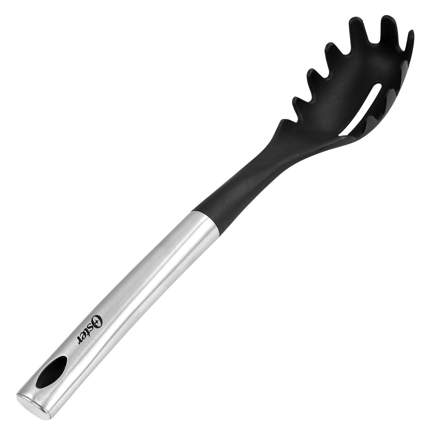 Baldwyn Nylon Pasta Server Kitchen Utensil with Stainless Steel Handle