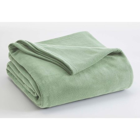 Vellux Microfleece Desert Sage Polyester Full/Queen Blanket - *Bedding