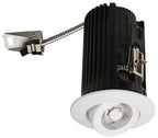 Elco 2 Round Pull-Down Teak LED Light Engine