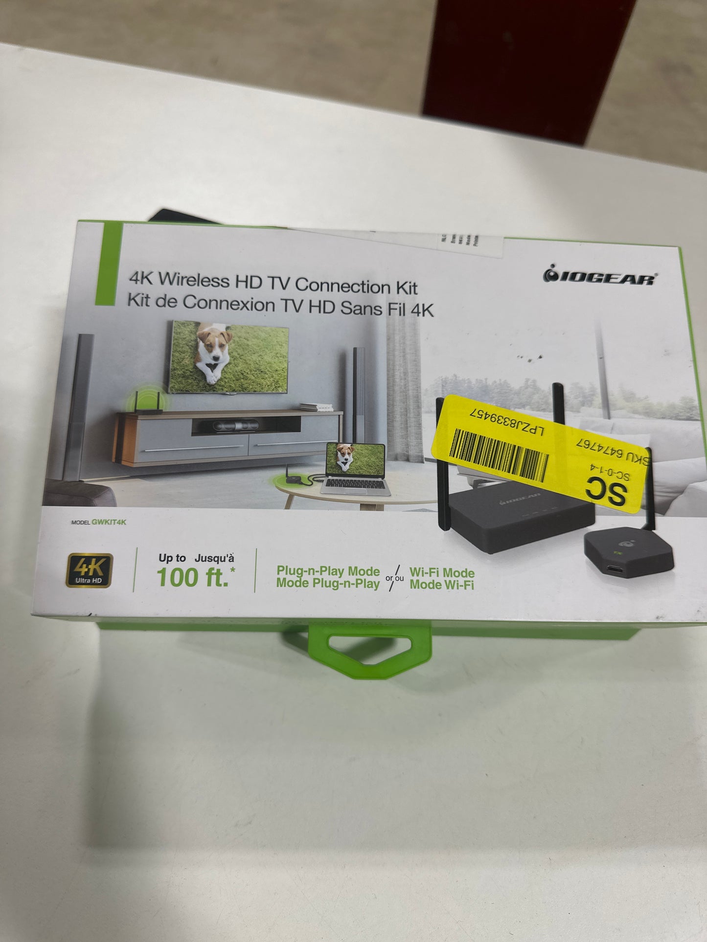 IOGEAR - 4K Wireless HD TV Connection Kit - Gray