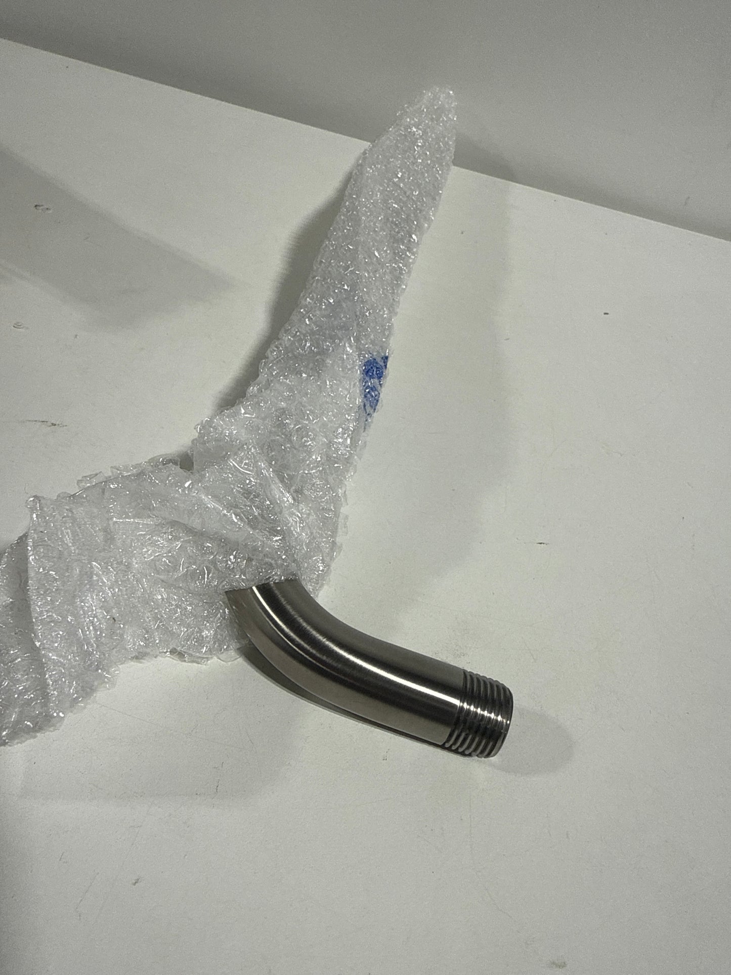 Signature Hardware 948955-18 Contemporary 17-5/8" Wall Mounted Shower Arm Brushed Nickel