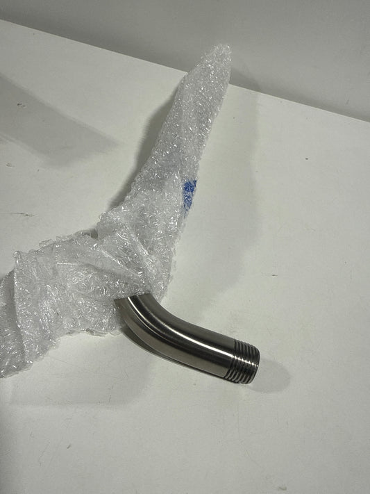 Signature Hardware 948955-18 Contemporary 17-5/8" Wall Mounted Shower Arm Brushed Nickel