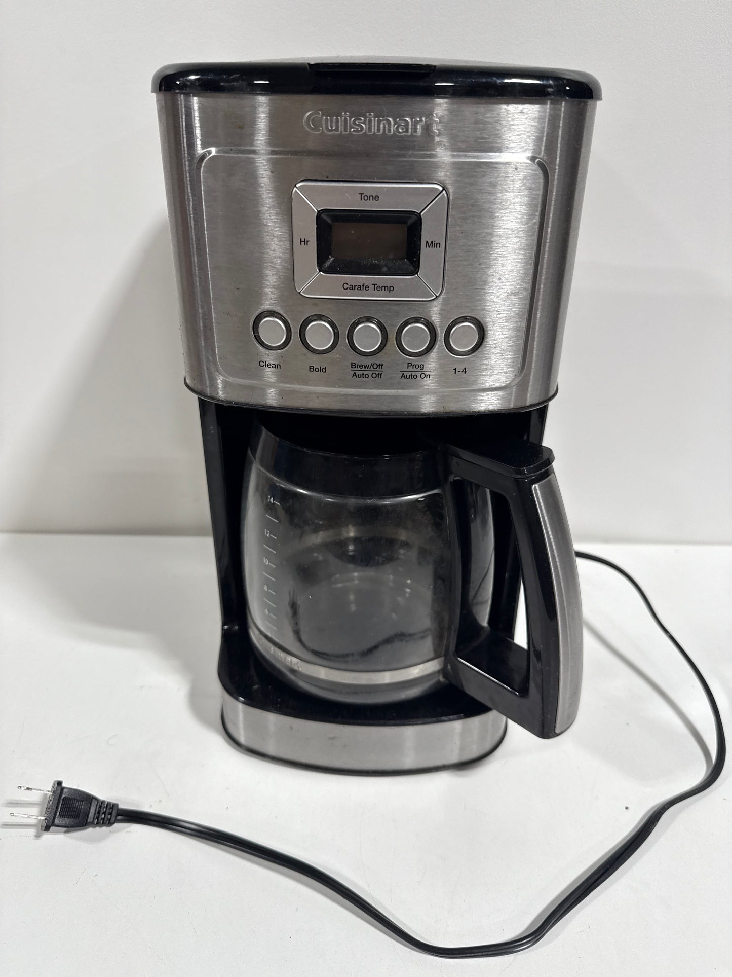 Used Cuisinart 14-Cups Automatic Drip Coffee Maker, Stainless Steel (DCC-3200P1)
