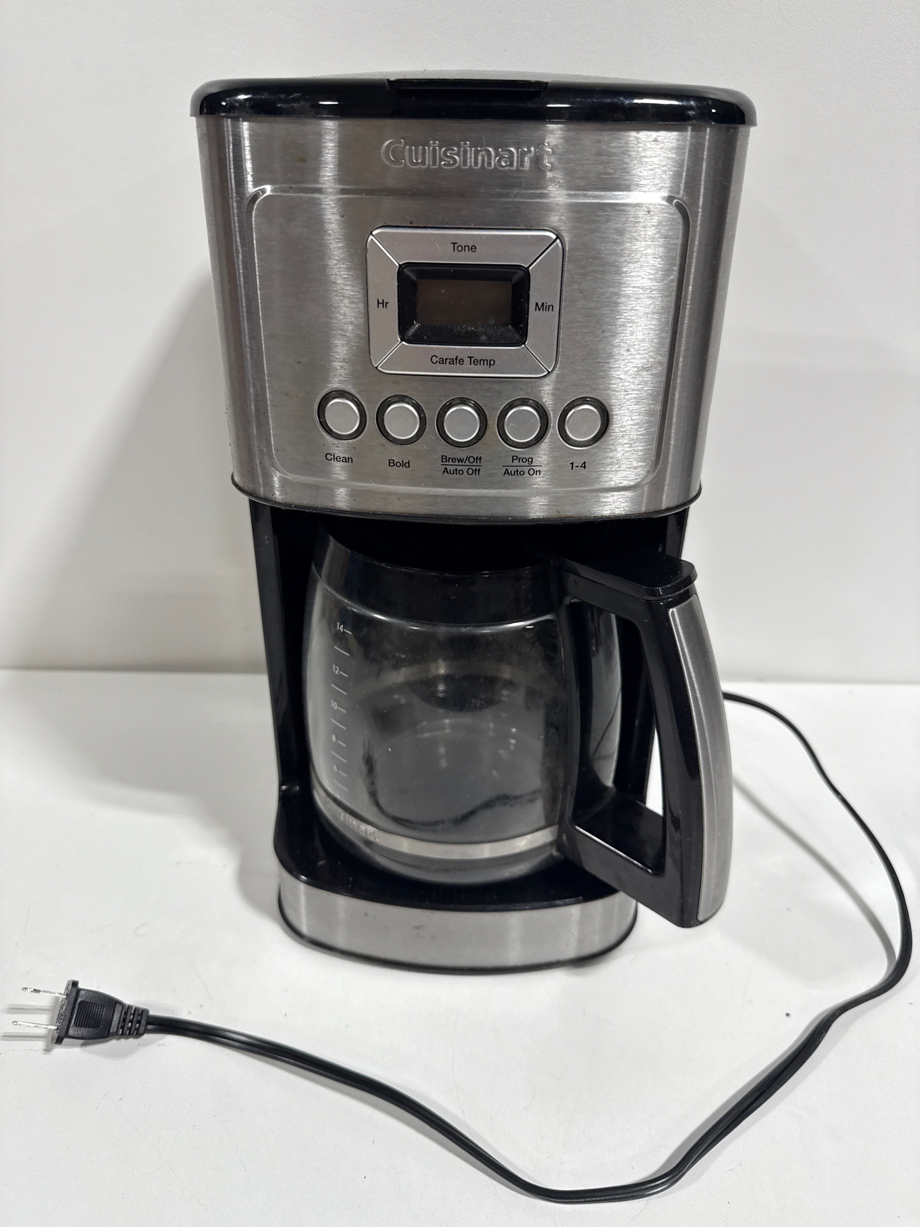 Used Cuisinart 14-Cups Automatic Drip Coffee Maker Stainless Steel (DCC-3200P1) - *Kitchen Appliances