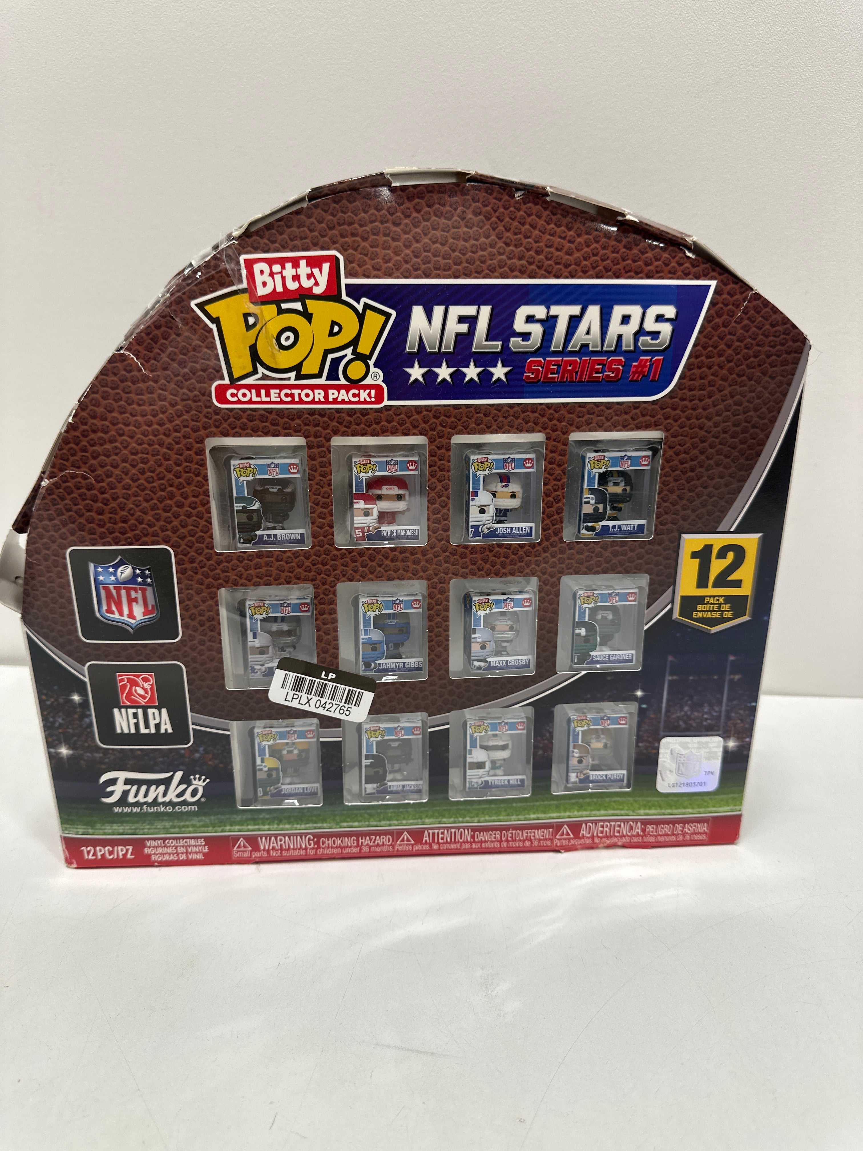 Funko Bitty Pop! NFL Stars Series #1 Collector Set of 12 Figures