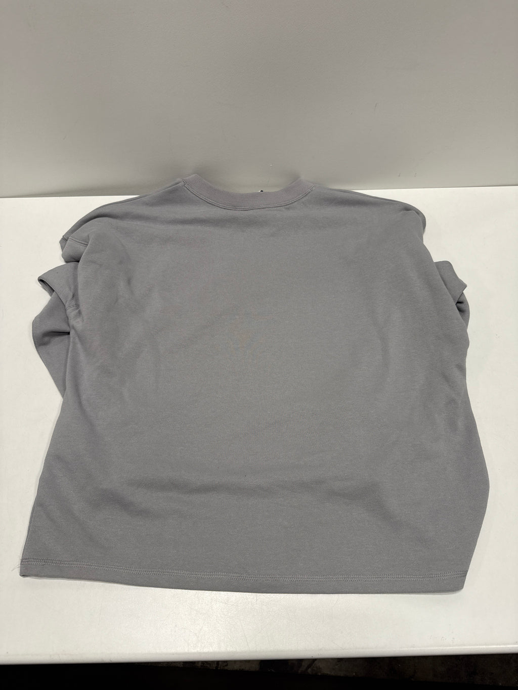 NFL Kansas City Chiefs Women's Gray Long Sleeve French Terry Crew Sweatshirt M