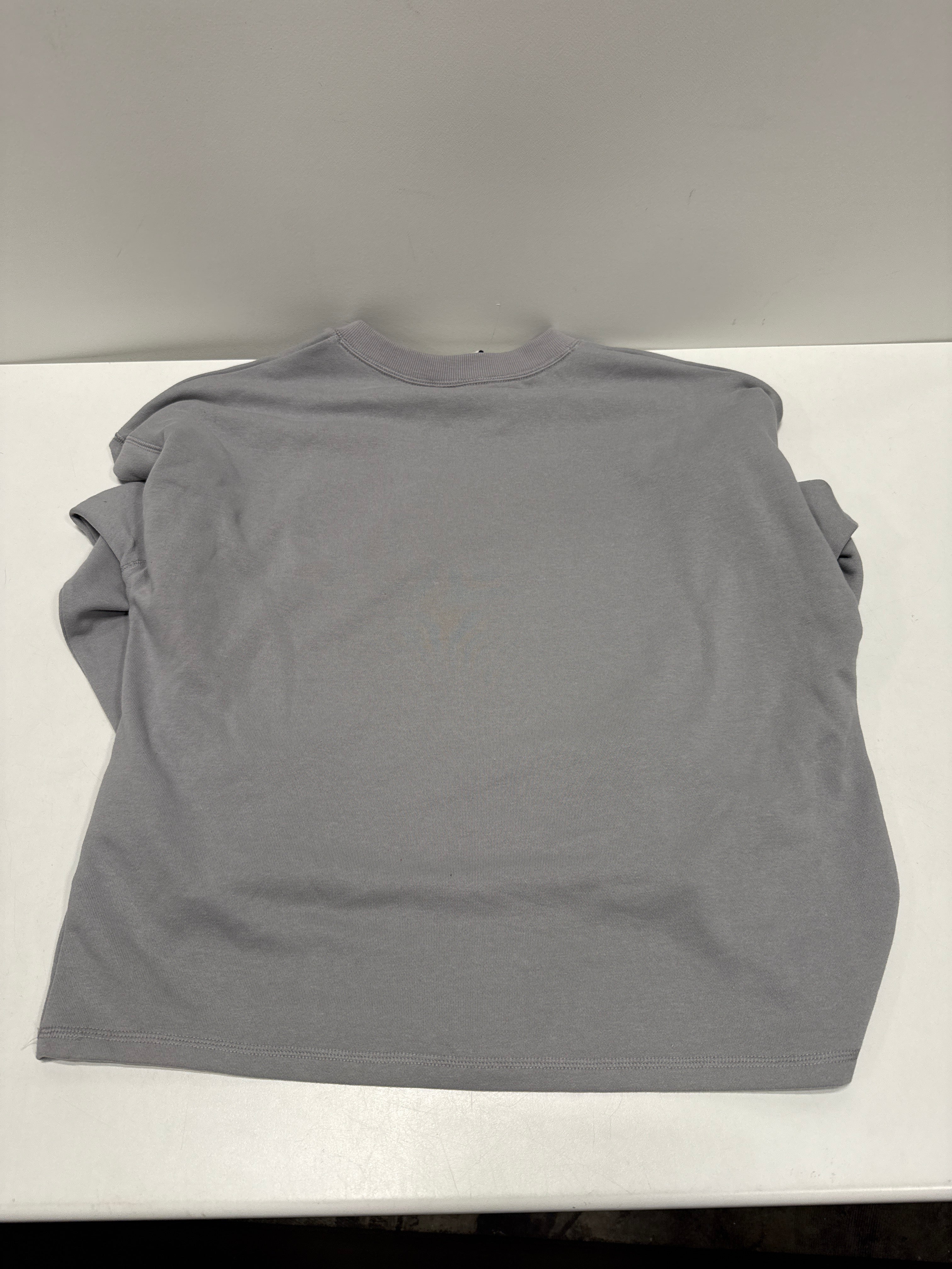NFL Kansas City Chiefs Women's Gray Long Sleeve French Terry Crew Sweatshirt M